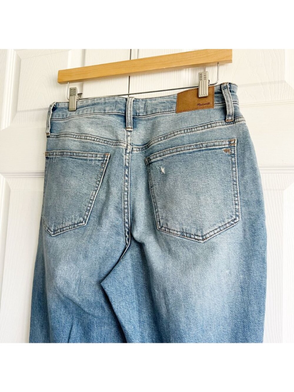 Madewell The Perfect Vintage Denman Wash Distressed Jeans Women's Size 28 - Picture 8 of 12